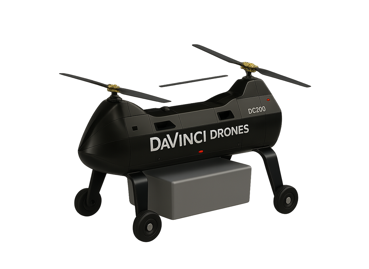 DaVinci Drones aircraft in flight